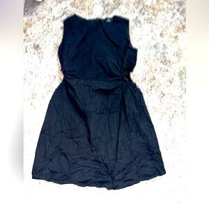 Juniors large black cut out dress